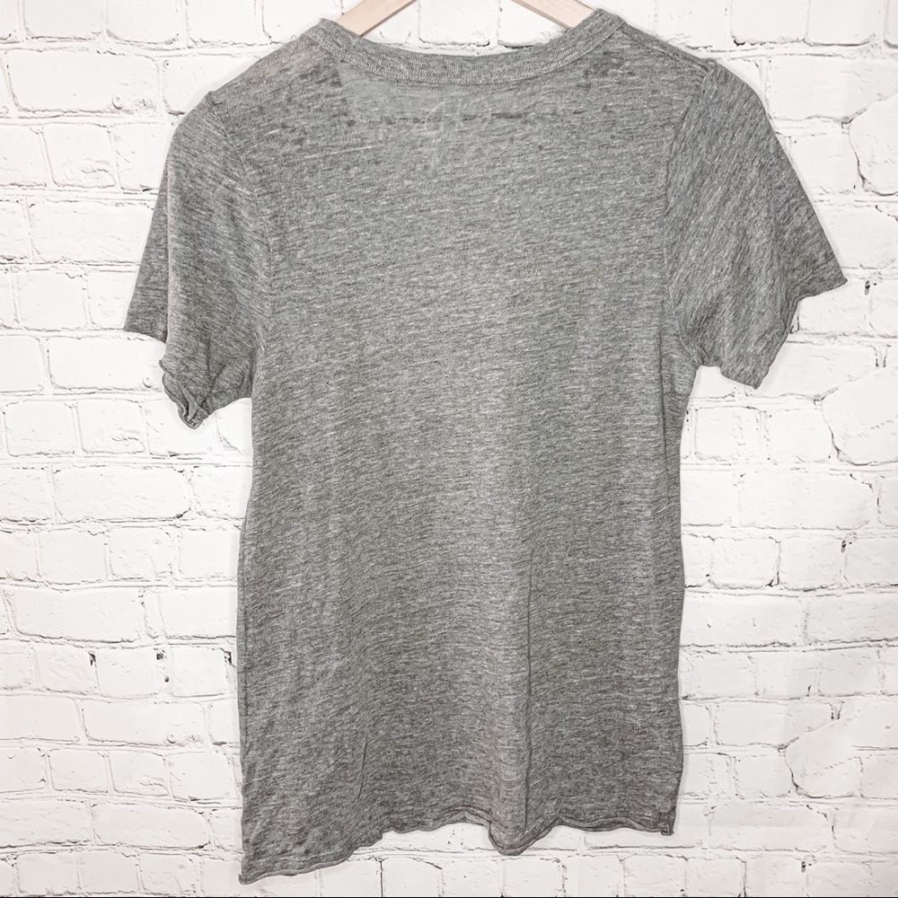 Revolve Chaser Hot Doggin' Graphic Tee Streaky Gray Size Medium NWT - Picture 5 of 5